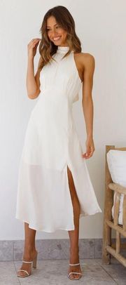 NO TEARS HERE MAXI DRESS CREAM 