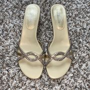 Reaction Gold heels, 8