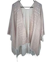 NWT General Fawn, Super Soft, Oversized Shawl With Fringe