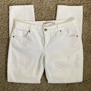 Vince. vintage boy size 28 white ankle jeans W30xL27.5