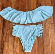 Aqua Blue Bikini Set