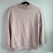 Varley pink open back sweatshirt size medium athleisure training