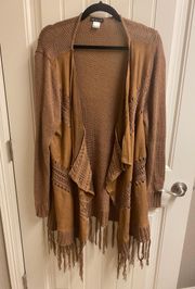 Long Fringe Cardigan