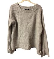 SAKS FIFTH AVENUE CASHMERE BRAIDED SWEATER