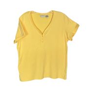 Golden Yellow Stretch Top L 12/14