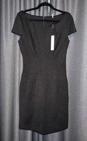 Elle Tahari Bernice Short-Sleeve Fitted Dress Size 4 NWT