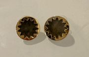 House of Harlow 1960 Sunburst labradorite stud earrings