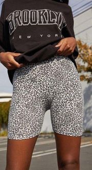 cheetah biker short