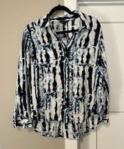 Rock and Republic Long Sleeve Button Down Blouse