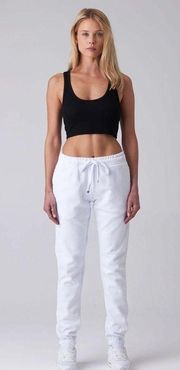 Talentless Heavyweight Sweatpants Cotton Fleece Women’s Medium White