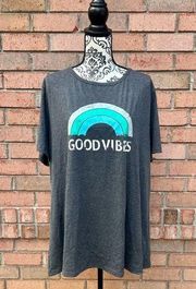 COPY - NWT Good Vibes distressed t-shirt size 22W 3X