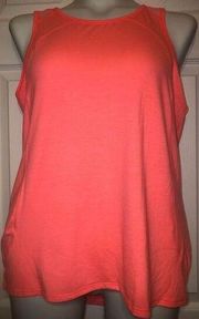 Zone Pro Sz L Ladies’ Coral Mesh Racer Back Active Tank NEW NWT