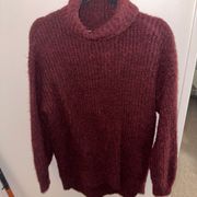 Tunic Length Turtleneck Sweater 