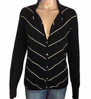 Linda Matthews v neck buttoned blouse