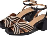 Seychelles Y2K N6618* Tender Black/Beige Women's Block Heels Size 6