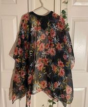 2. Floral kimono