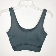 Anthropologie ALLFENIX Ladies Rise Contour Gray Padded Sports Bra Sz S NWOT