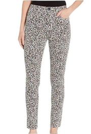 Seven7 High-rise Skinny Cheetah Print Pants(Size 12)