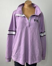 Vs Pink 3/4 Button pullover Sweater