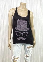 ISSI Black Sleeveless Tank Top Size Small