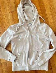 XS Victorias Secret Pink zip up hoodie sweatshirt