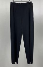 MISOOK Career Classic Wide-leg Knit Pants Black M