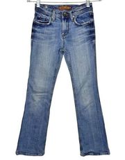 Vintage Vigoss Jeans Size 12 Flare Blue Medium Wash Denim Mid Rise 25x28