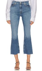 Isola Mid Rise Cropped Boot Jeans in Lawless