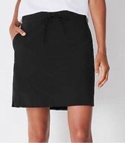 J. Jill Fit On The Go skort black athletic skirt with pockets size XS