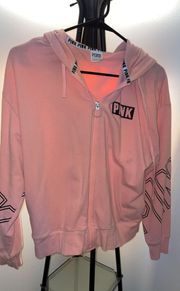 PINK - Victoria's Secret  Vs Pink Zip-up Hoodie