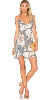 Privacy Please Ozark Floral Mini Dress in Asphalt