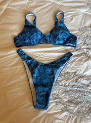 Blue Bikini Set