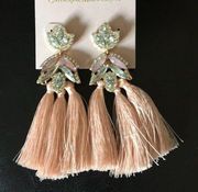 New Catherine Malandrino  Stones & Tassels Earring