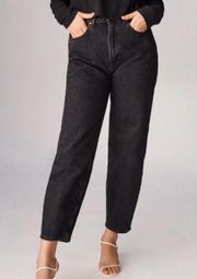 Aritzia Denim Forum The Gia High Rise Carrot 28L black size 26