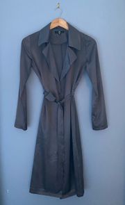 Long Grey Robe Dress