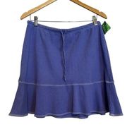 NWT Fresh Produce Womens Skirt Lt. Purple A Line Mini Cotton Medium