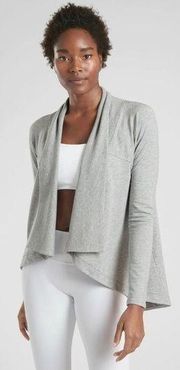 athleta nirvana wear two ways wrap cardigan sweater