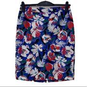 Jcrew Floral Print Skirt(Size 2)