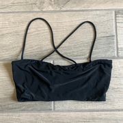 Naked wardrobe swim black bikini top