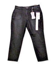 Hydraulic High Rise Jeans Black Skinny Leg Denim Plus Size 16 New with Tag