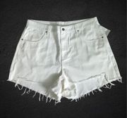 Distressed Denim Shorts Size 3X NWT