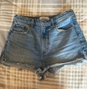 Abercrombie The Mom Shorts High Rise