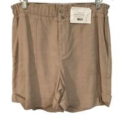 INC tan city shorts size 12