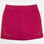 Mid Rise Skirt/Skort