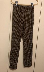 Jules & Leopold Women’s Size Small Dress Stretch Pants Brown/ Black Color