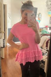 Francesca’s Hot Pink Top