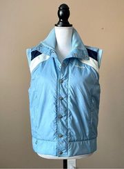 ADIDAS | Baby Blue Bomber Vest Sz XS