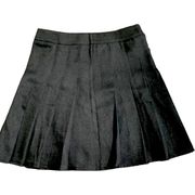 NWT Romwe Black Pleated Mini Skirt Size Medium / 6