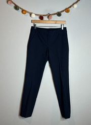 Tory Burch navy blue wool blend dress pants