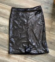  Sequin MIDI Skirt